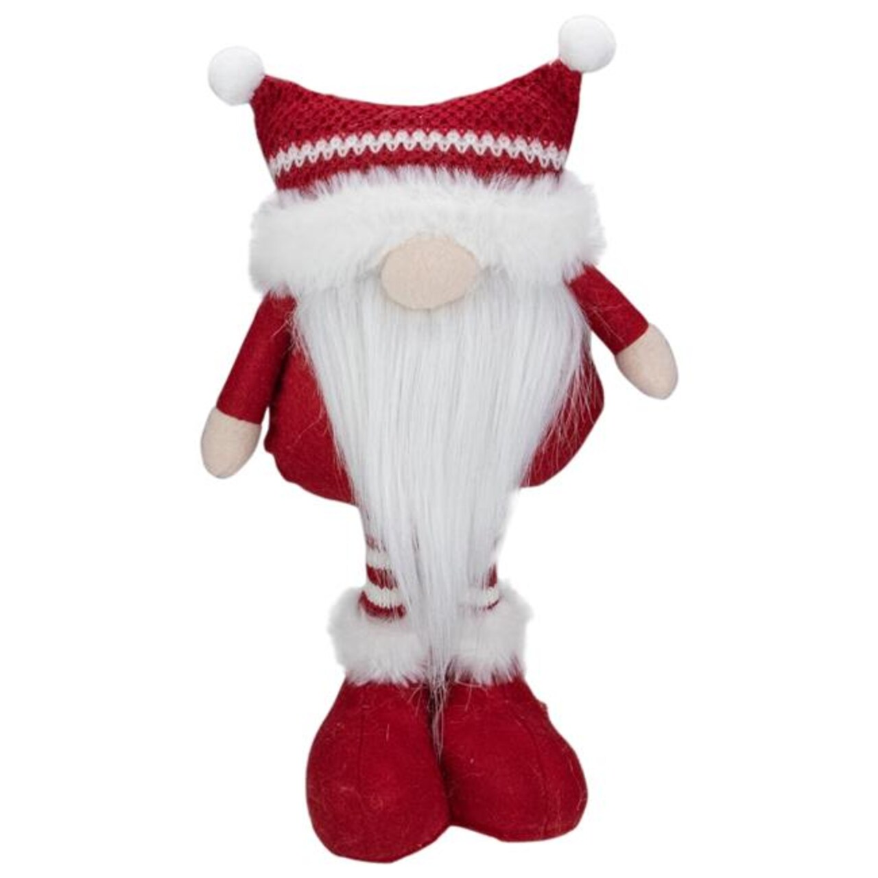NorthLight 34314258 12.5 in. Standing Tabletop Christmas Gnome Figure, Red &#x26; White